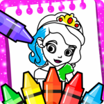 Princess Coloring Book for Kids & Girls 🎨 icon
