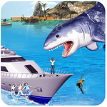 Blue whale : Angry Shark Sim 2018 icon