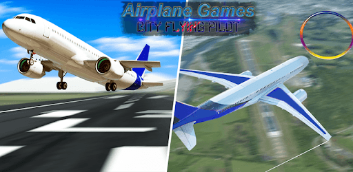 Airplane Games City Flying Pilot PC screenshot