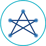 One Stroke One Color-Connect line with dots puzzle icon
