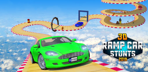 Crazy Car & Impossible Track Racing Ramp Car Stunt PC screenshot