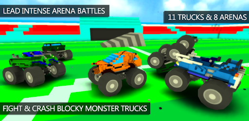 Blocky Monster Truck Demolition Derby PC screenshot