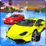Water Surfing Car Racing 3D icon