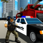 Grand Gangster City: Pixel 3D Gun Crime Game icon