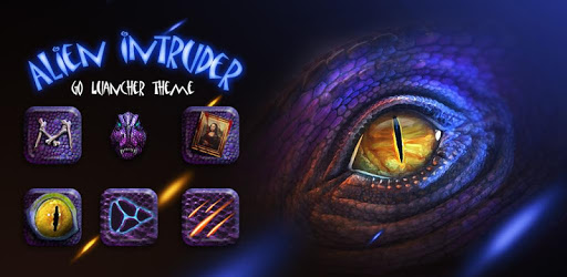 Alien Intruder Launcher Theme PC screenshot