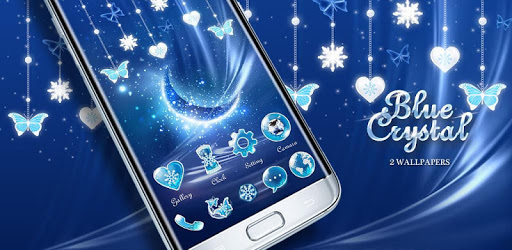 Blue Crystal Go Launcher Theme PC screenshot Blue Crystal Go Launcher Theme PC screenshot