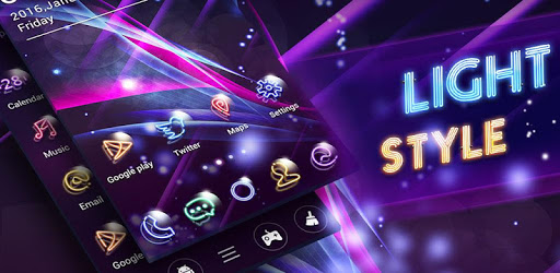 Light Style GO Launcher Theme PC screenshot Light Style GO Launcher Theme PC screenshot