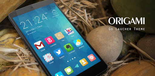 Origami GO Launcher Theme PC screenshot Origami GO Launcher Theme PC screenshot