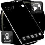 Black Theme Launcher icon