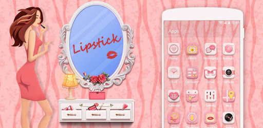 Lipstick GO Launcher Theme PC screenshot Lipstick GO Launcher Theme PC screenshot