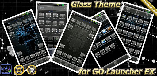 GLASS GO Launcher EX Theme PC screenshot