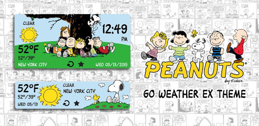 Peanuts Weather Widget Theme PC screenshot