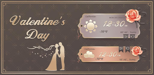 Valentine's Day GO Weather Widget Theme PC screenshot Valentine's Day GO Weather Widget Theme PC screenshot