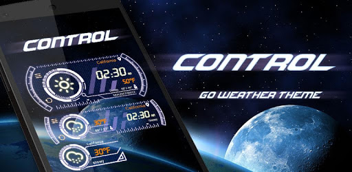 Control GO Weather Widget Theme PC screenshot