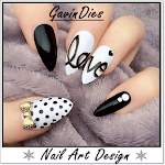 Easy tutorial of nail art icon