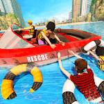 Beach Emergency Rescue Lifeguard icon