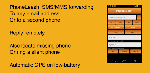 PhoneLeash: SMS/MMS forwarding (30-day trial) PC screenshot