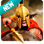 Gladiator Heroes Clash: Fighting and strategy game icon