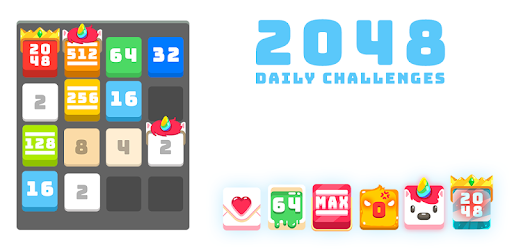 2048 Daily Challenges - Best pastime & brain game PC screenshot