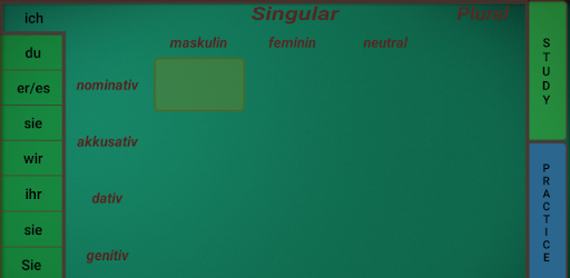 Possessivpronomen PC screenshot