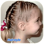 cute little hairstyles icon