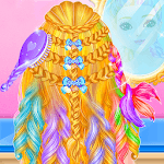 Rainbow Braided Hair Salon-Hairstyle By Number for PC Rainbow Braided Hair Salon-Hairstyle By Number for PC