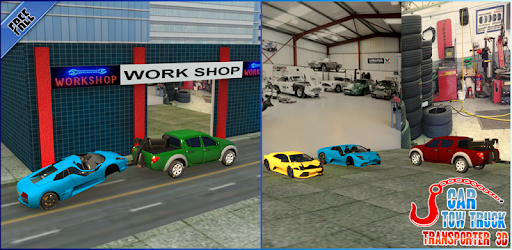 Car Tow Truck Transporter 3D PC screenshot