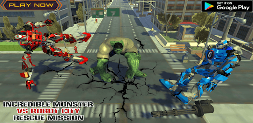 Incredible Monster VS Robot City Rescue Mission PC screenshot Incredible Monster VS Robot City Rescue Mission PC screenshot