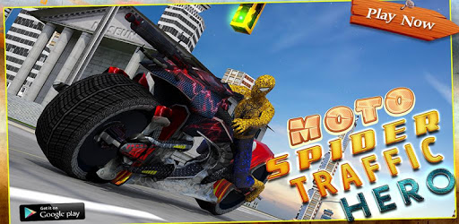 Moto Spider Traffic Hero: Motor Bike Racing Games PC screenshot