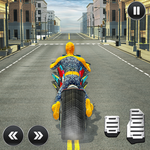 Moto Spider Traffic Hero: Motor Bike Racing Games icon
