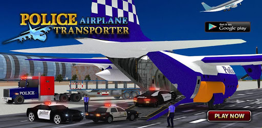 US Police Airplane Cop Dog Transporter Kids Games PC screenshot