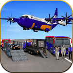US Police Airplane Cop Dog Transporter Kids Games icon