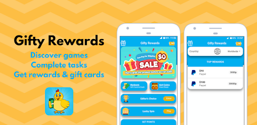 GiftyRewards- earn free gift rewards via PayPal PC screenshot