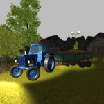 Night Tractor Parking 3D icon