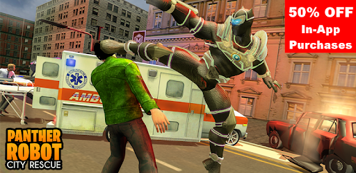Super Hero Panther Robot Crime City Rescue Mission PC screenshot
