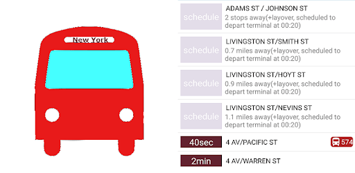 NYC Bus Tracker PC screenshot