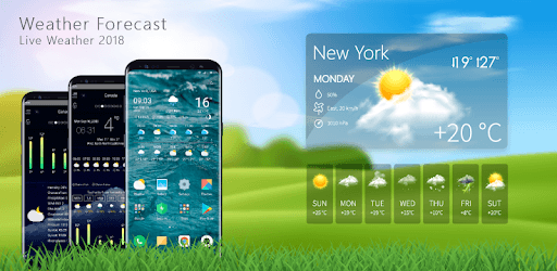 Weather Forecast apps - live Weather 2018 PC screenshot