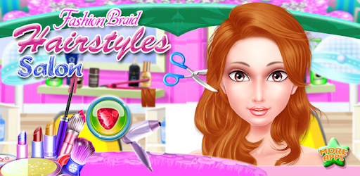 Fashion Braid Hairstyles Salon-girls games PC screenshot