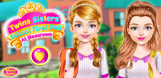 Twins Sisters Girls School First Day at Classroom PC screenshot Twins Sisters Girls School First Day at Classroom PC screenshot