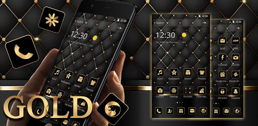 Gold Black Luxury Business Theme PC screenshot