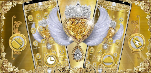 Gold Diamond Wing Theme PC screenshot Gold Diamond Wing Theme PC screenshot