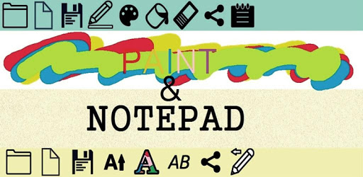 Paint and Notepad PC screenshot