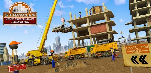 Stickman City Construction Excavator PC screenshot