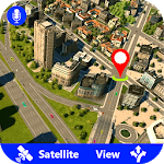 GPS Satellite Live Maps Navigation & Direction icon