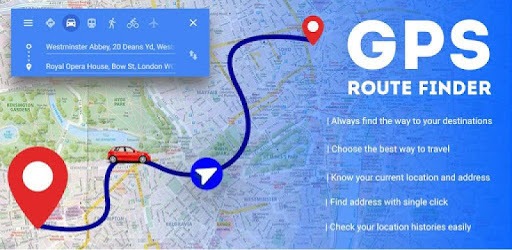 GPS Navigation - Route Finder, Direction, Road Map PC screenshot