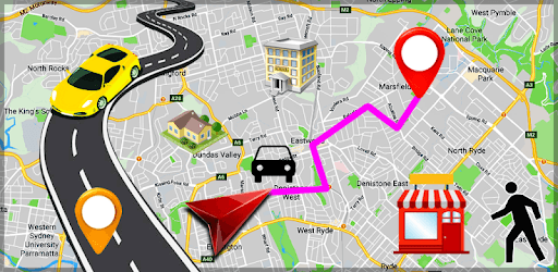 GPS Route Finder & Location POI Tracker Free PC screenshot