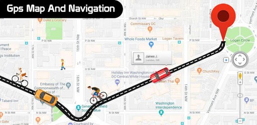 GPS Route Finder & Transit: Maps Navigation Live PC screenshot