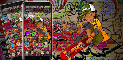 Hippop Graffiti theme PC screenshot