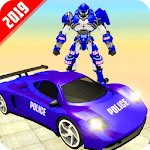 Grand Police Car Robot Transform Rescue Battle for PC