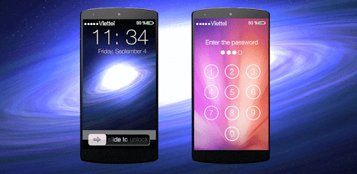 Lock screen slider PC screenshot